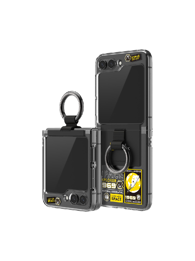國家地理 | Crystal 指環帶保護殼 Galaxy Z Flip5 | 登陸月球【National Geographic 台灣總代理】