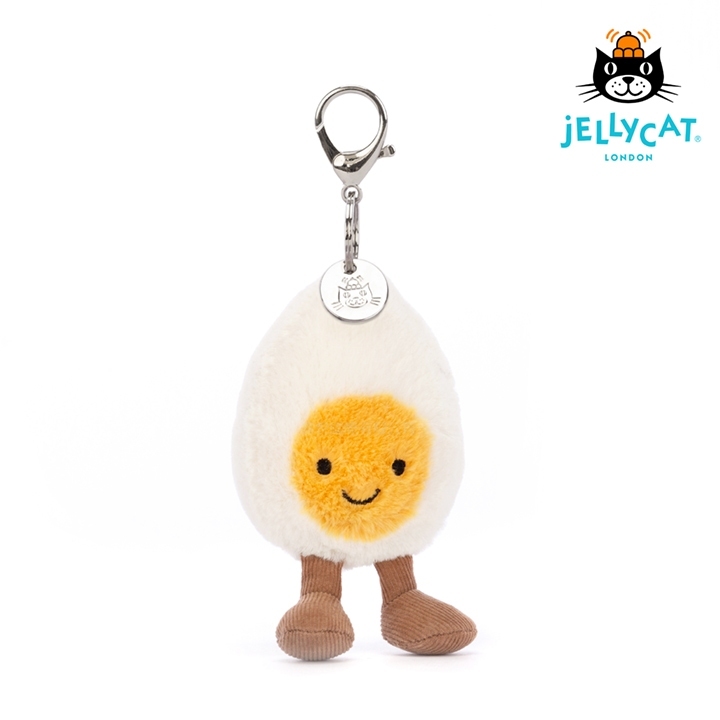 【樂森藥局】英國 Jellycat 趣味水煮蛋吊飾、鑰匙圈