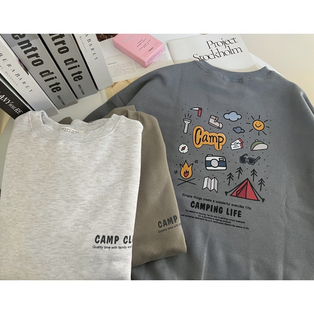 6212 CAMP CLUB大學T