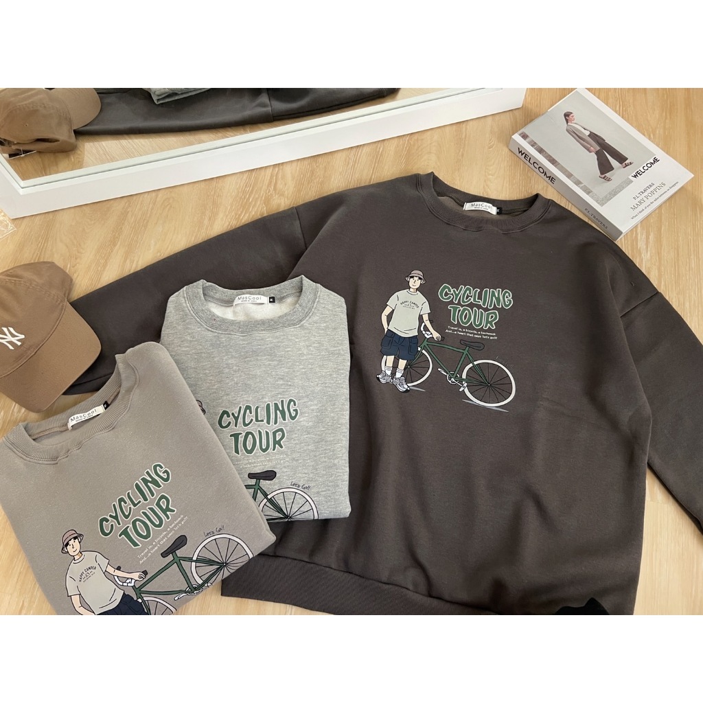 6213 CYCLING TOUR 大學T