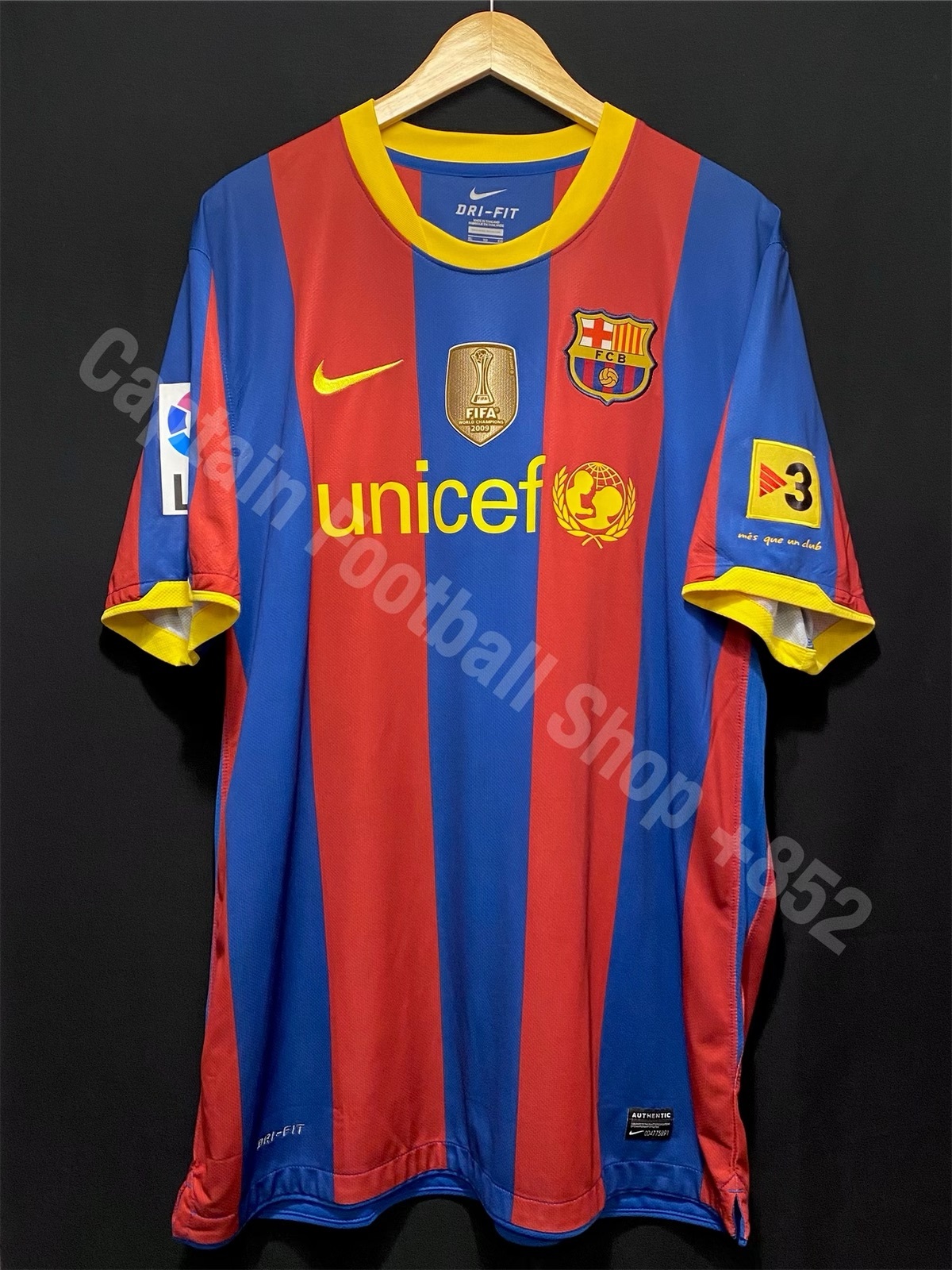 巴塞隆拿 2010-2011 Nike 主場球衣 #7 DAVID VILLA