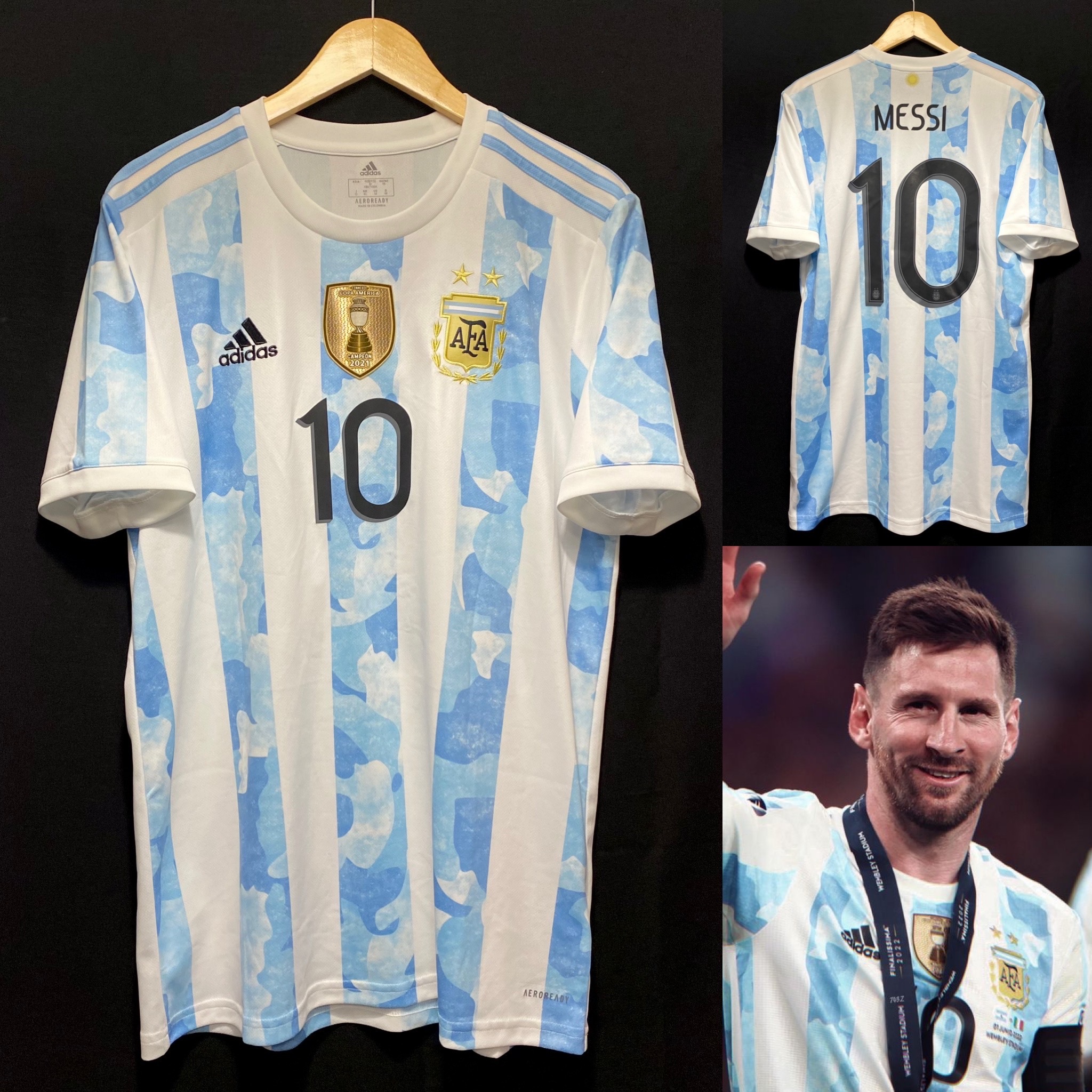 (BNWT) Argentina 2021-2022 Adidas Home Shirt #10 MESSI