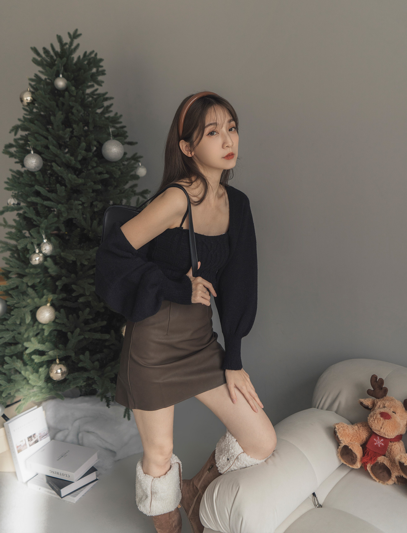 兩件組針織背心上衣