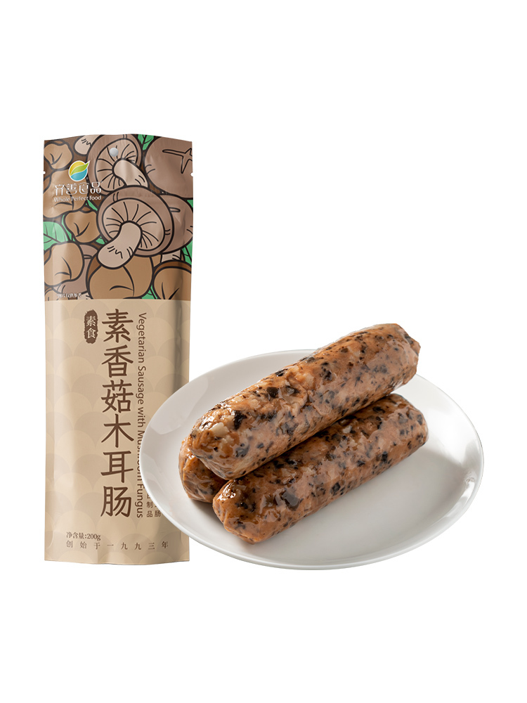 齊善食品素香菇木耳腸 (200g*2包)