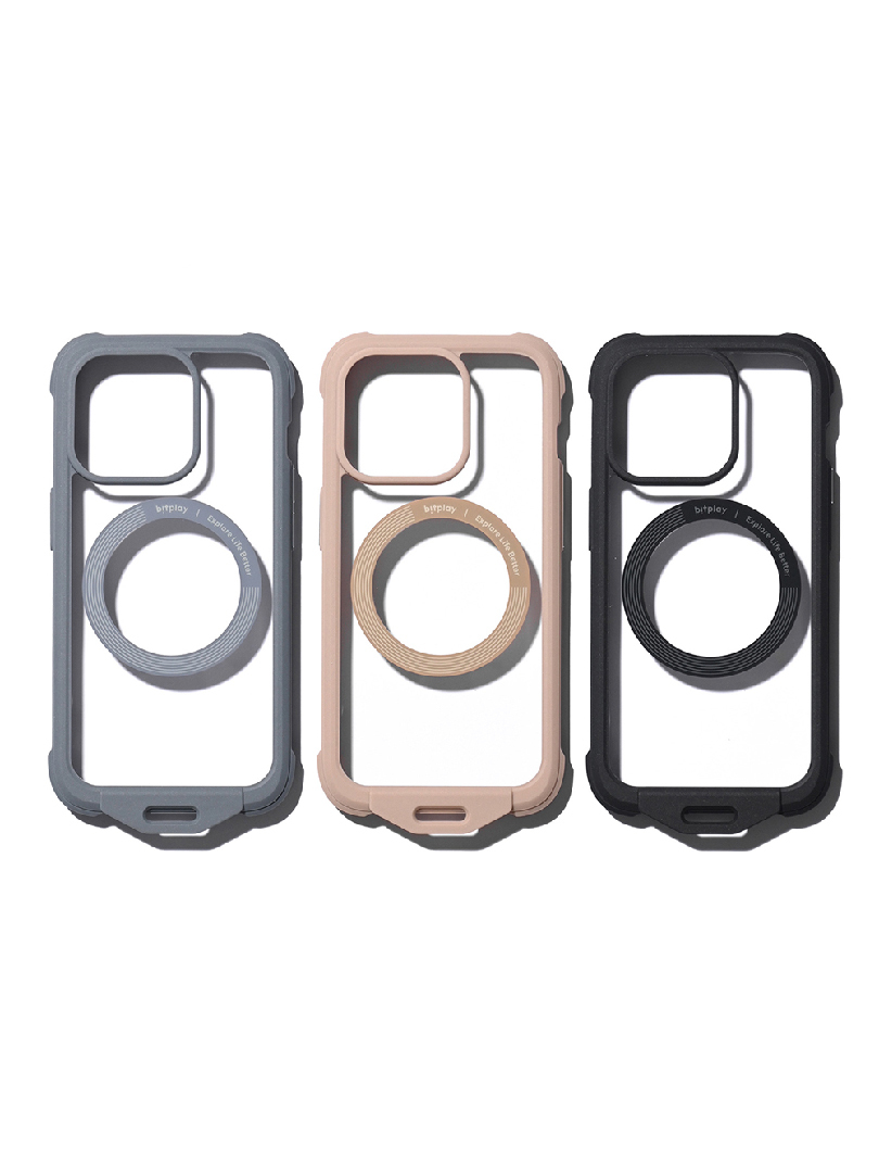 bitplay | MagSafe隨行殼 iPhone15系列 暗夜黑/深灰藍/奶茶【bitplay官方授權經銷】