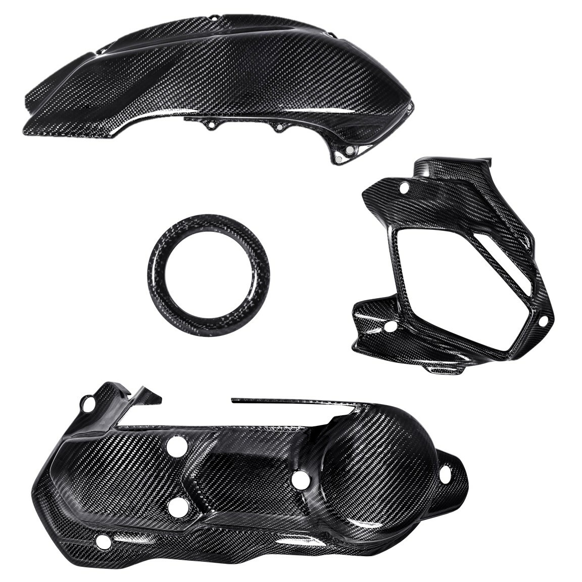 Carbon Fiber Accessories Cover Set for Yamaha Zuma 125