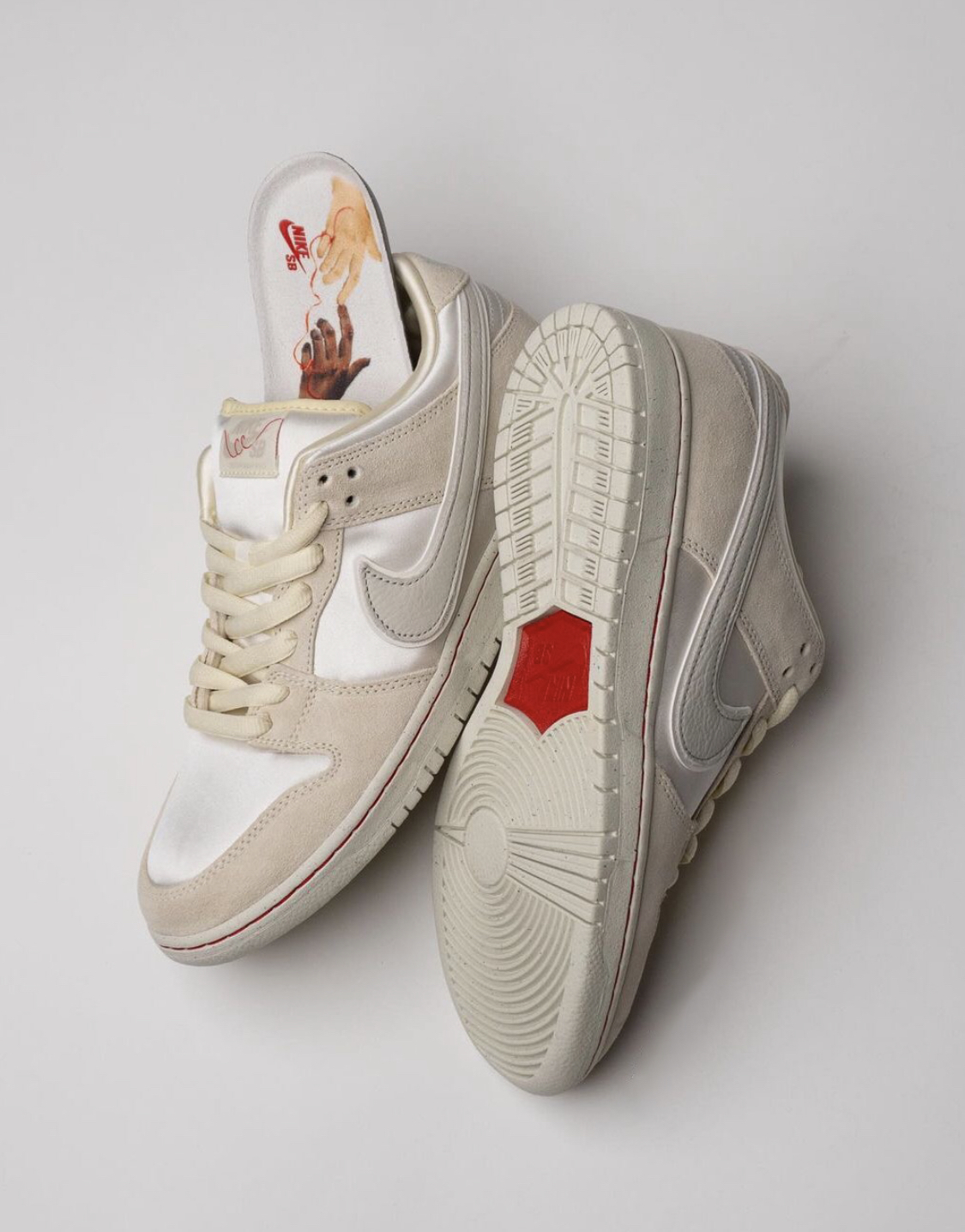 【APAIR】預購 NIKE DUNK SB LOW City of love 白絲絨 白色情人節限定 FZ5654-100