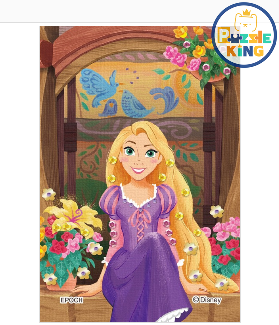 長髮公主-窗邊 (布質) (外加裝飾) (絕版)