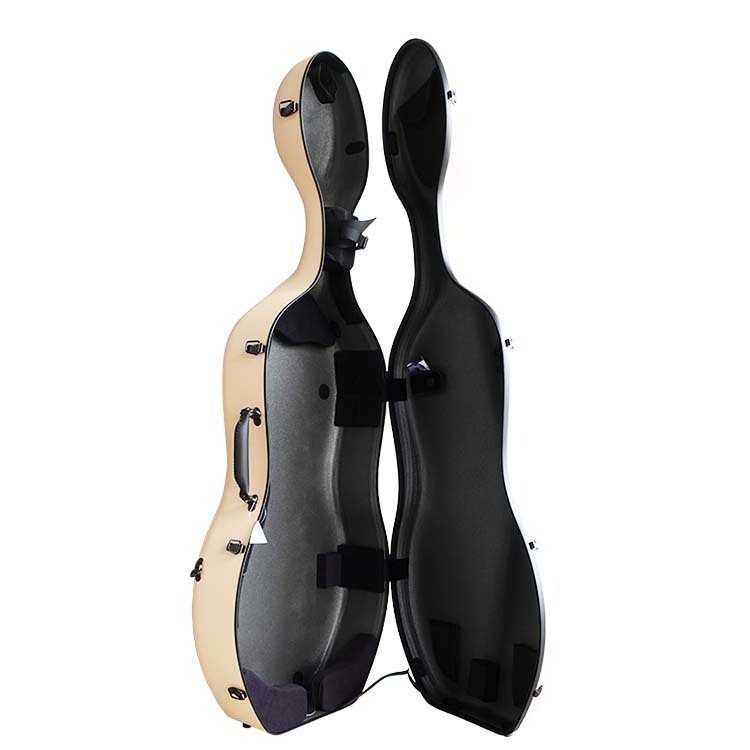 UNO Case 超輕量碳纖維大提琴盒 (消光奶茶) 附超厚防水琴盒保護套