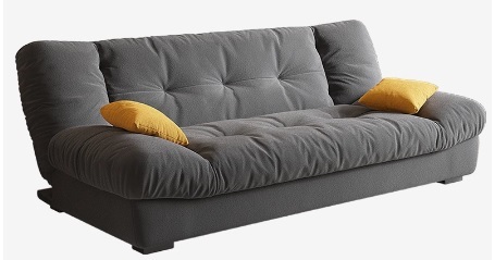 雲朵梳化床 牛奶絨 (深灰色-三人位 長180米)