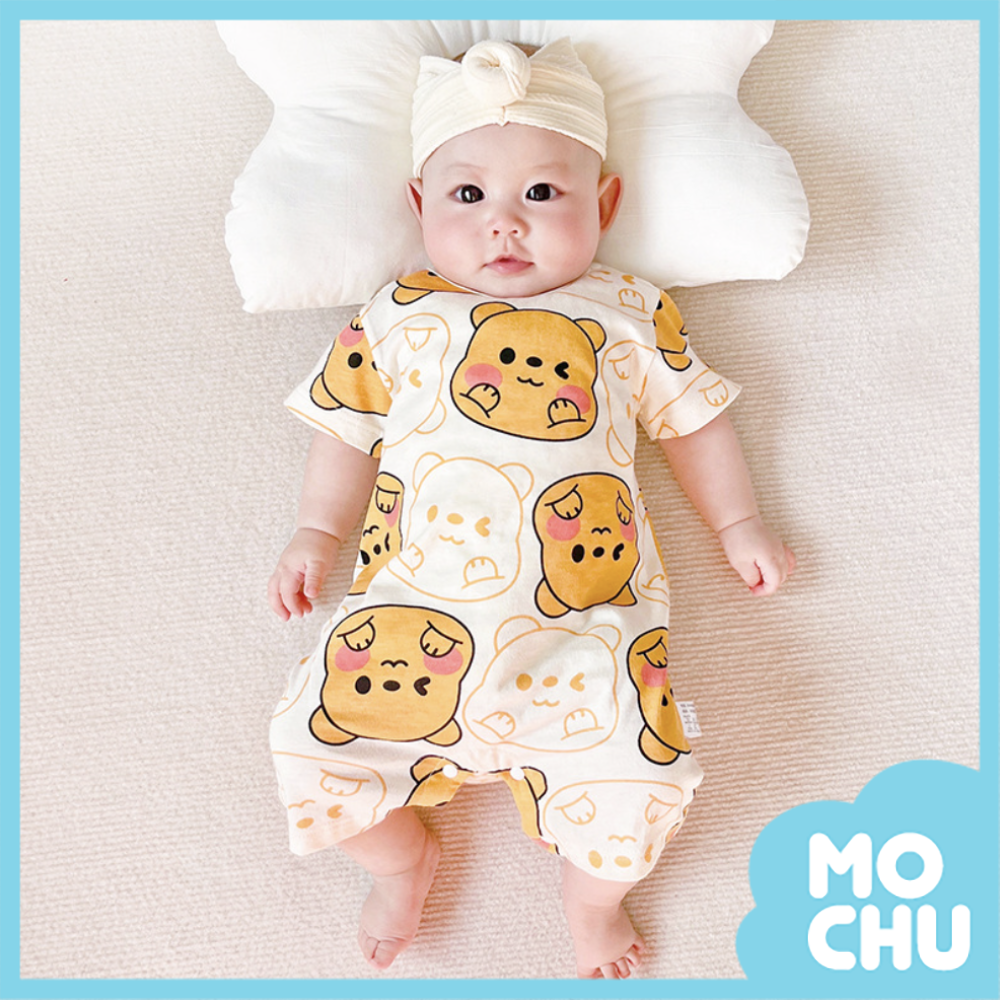 小熊寶短袖連身衣