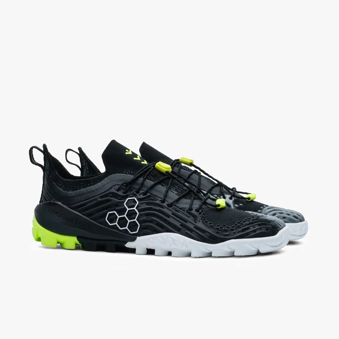 VIVOBAREFOOT 男款 HYDRA ESC 水陸越野跑鞋 (OBSIDIAN/SAFETY YELLOW)
