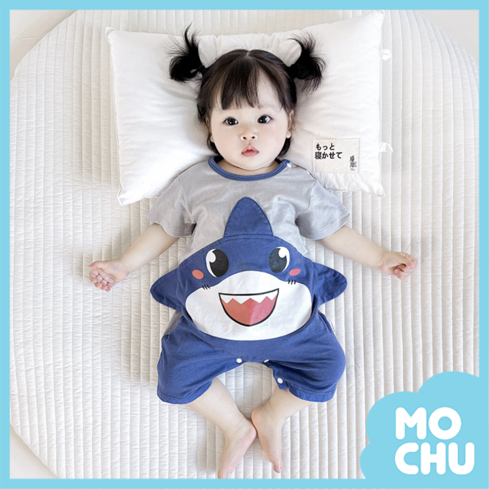 笨笨鯊短袖連身衣