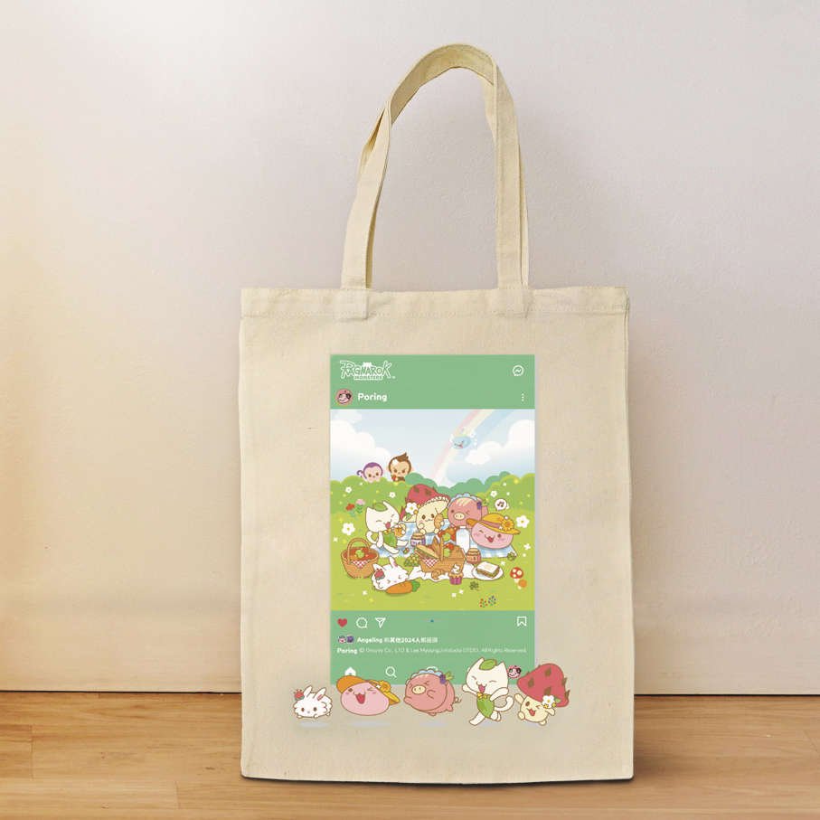 《RO仙境傳說》春日魔物野餐系列 帆布側背袋