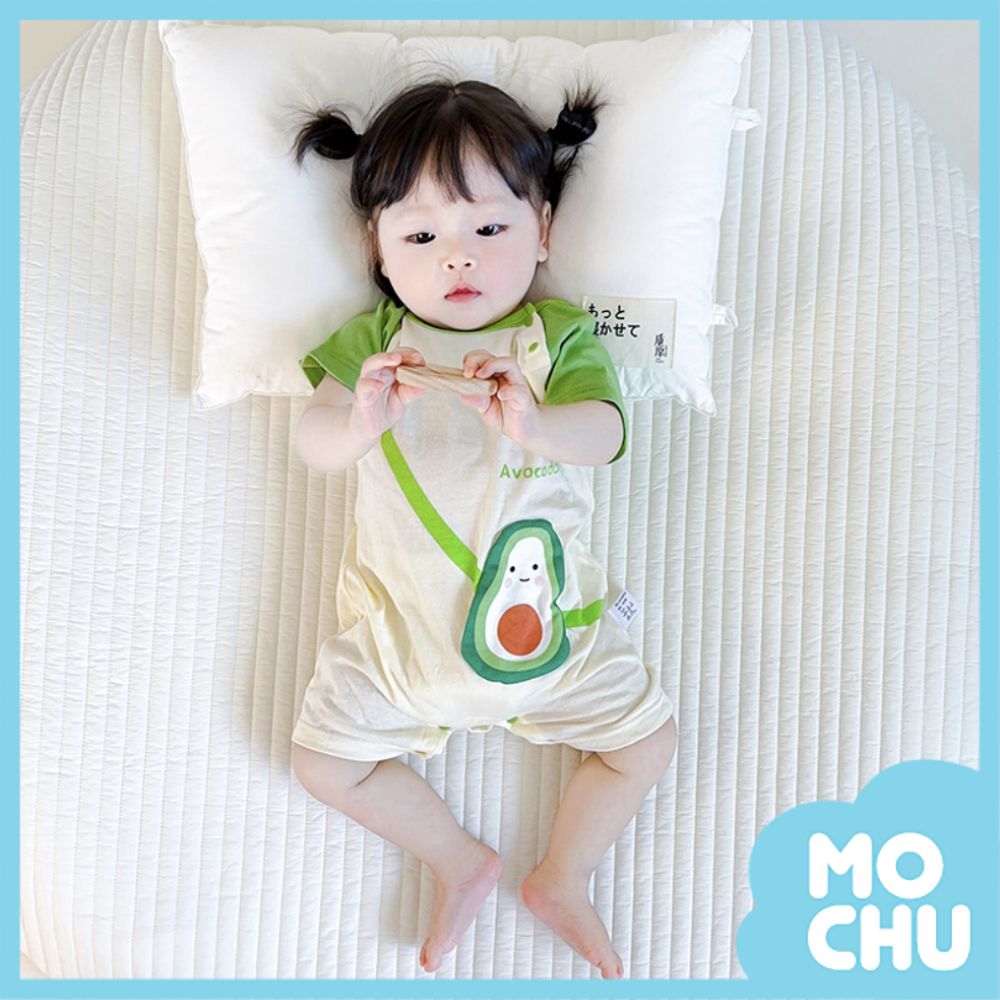 牛油果短袖連身衣