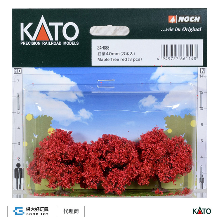 KATO 24-088 場景素材 楓樹 40mm (3入)