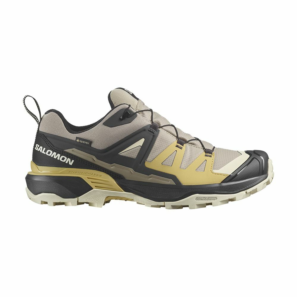 【SALOMON】男 X ULTRA 360 Goretex 低筒登山鞋 復古卡其/黑/綠/ L47453600
