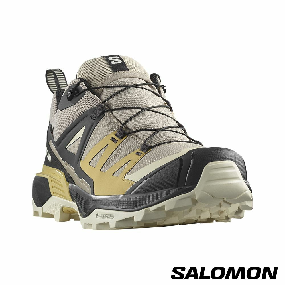 【SALOMON】男 X ULTRA 360 Goretex 低筒登山鞋 復古卡其/黑/綠/ L47453600