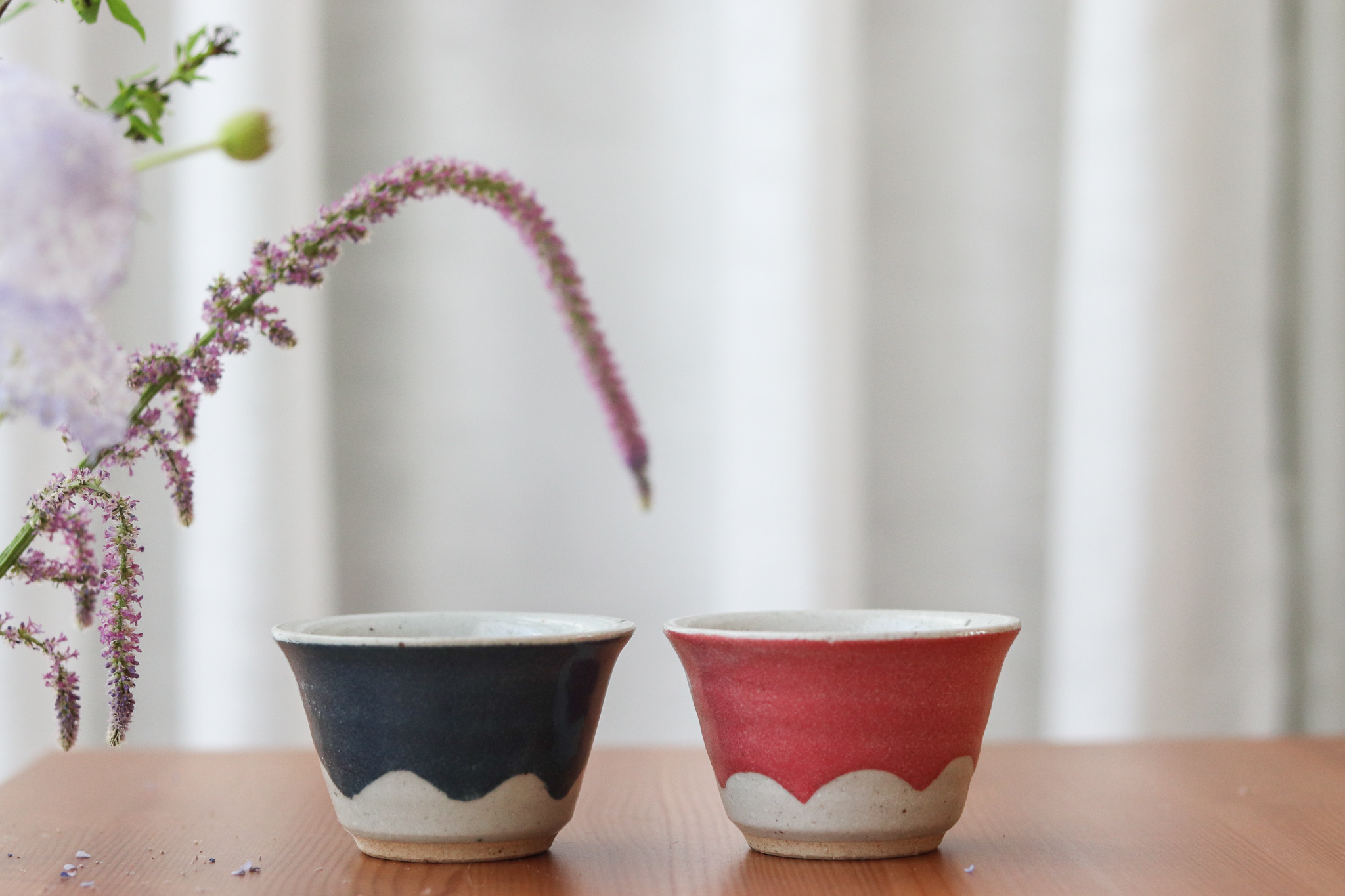 日本 美濃燒 富士山 茶杯