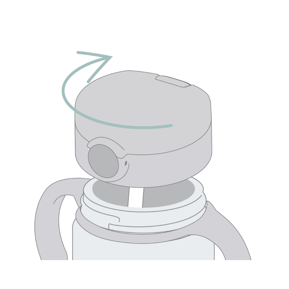 Richell 利其爾 Aster 嬰兒外出吸管杯 320ml (7個月起) - Tritan透明水樽