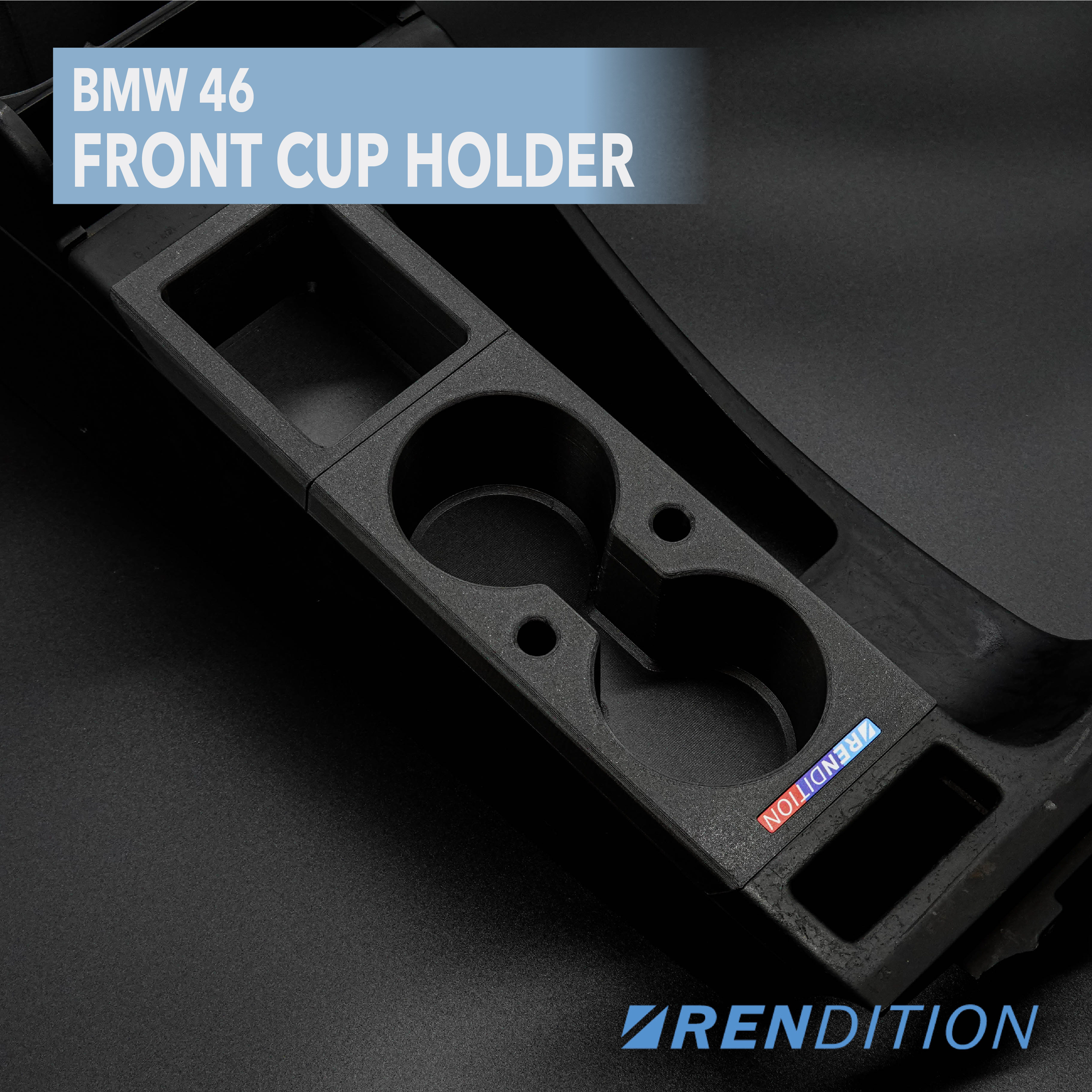 BMW E46 FRONT CUP HOLDER