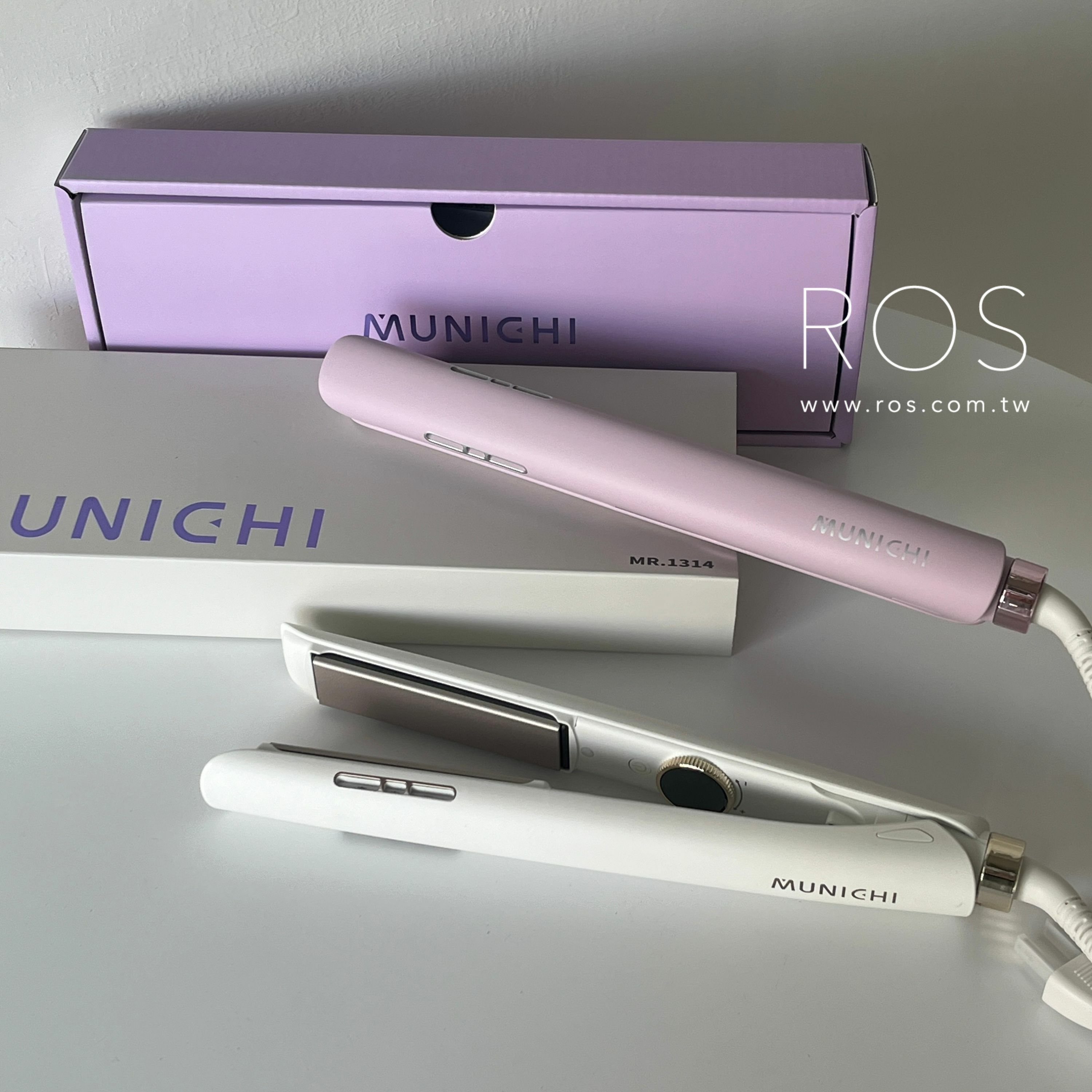 MUNICHI 雙向負離子溫控離子夾 (2colors)