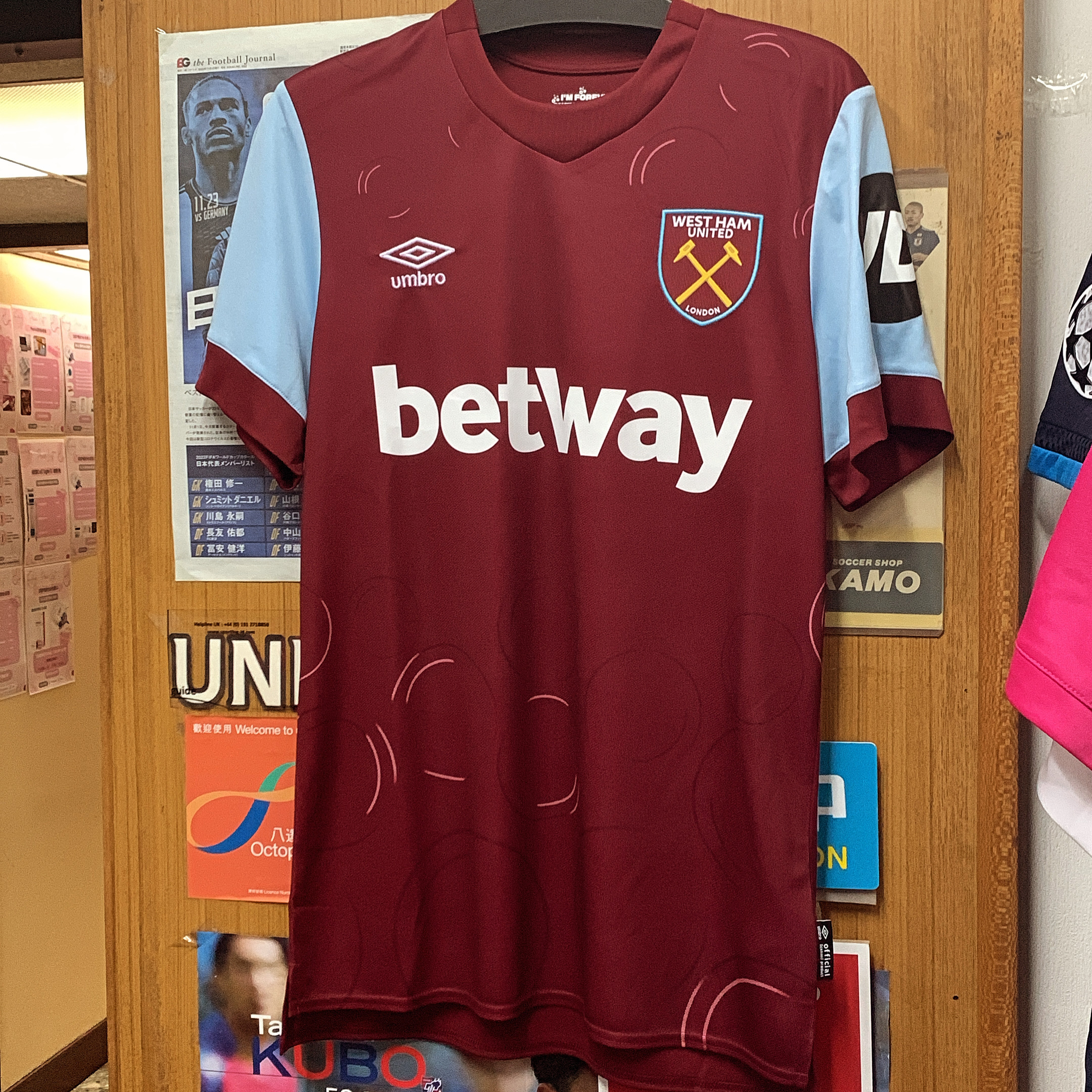 2023 West Ham United Home Shirt with Nameset