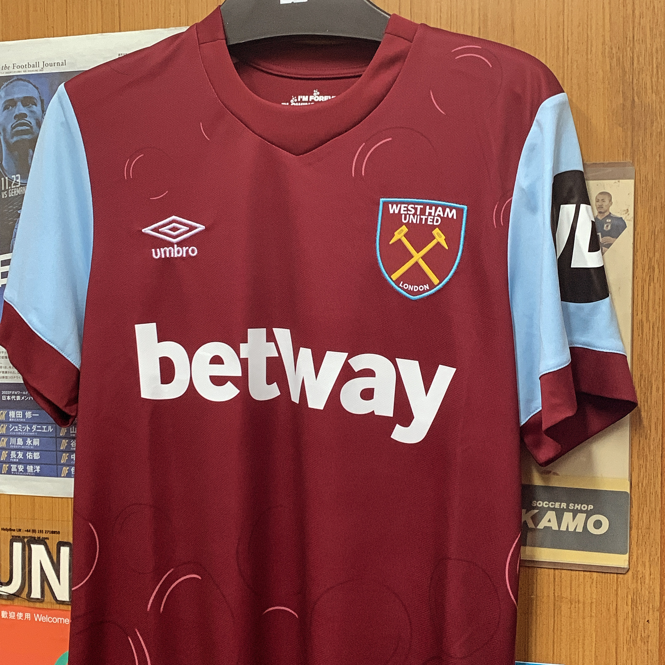 2023 West Ham United Home Shirt with Nameset