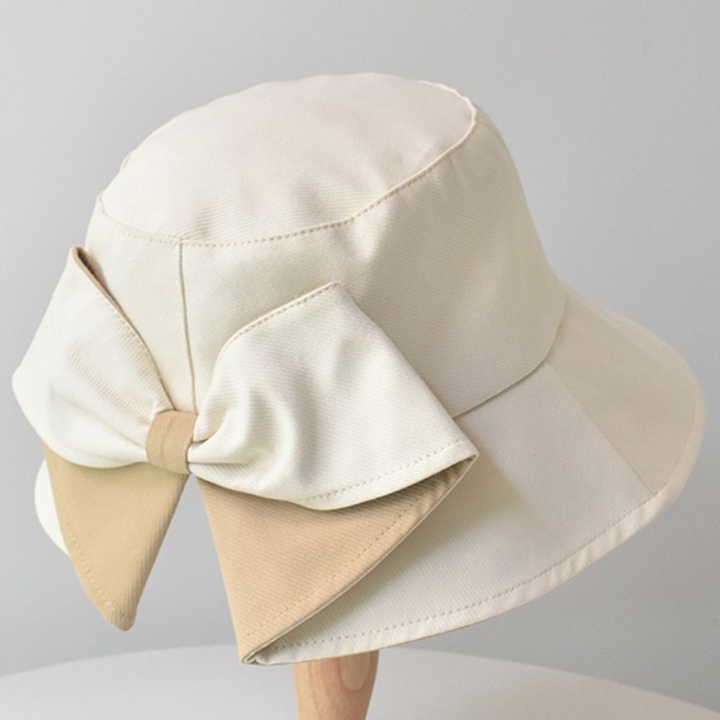 蝴蝶結後開漁夫帽  八色