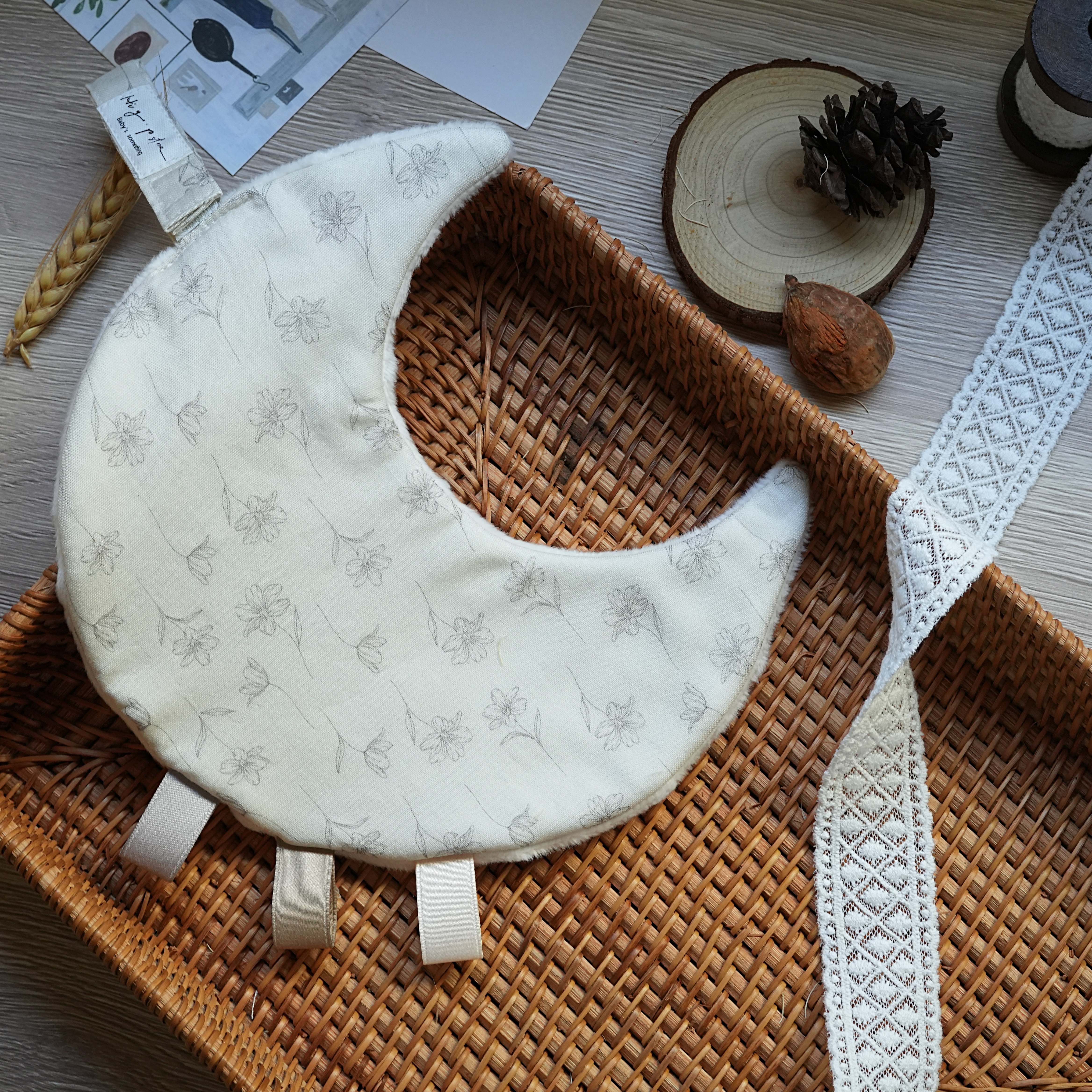 Hi Y.P store-獨家設計款-月光安撫巾-高雅桔梗