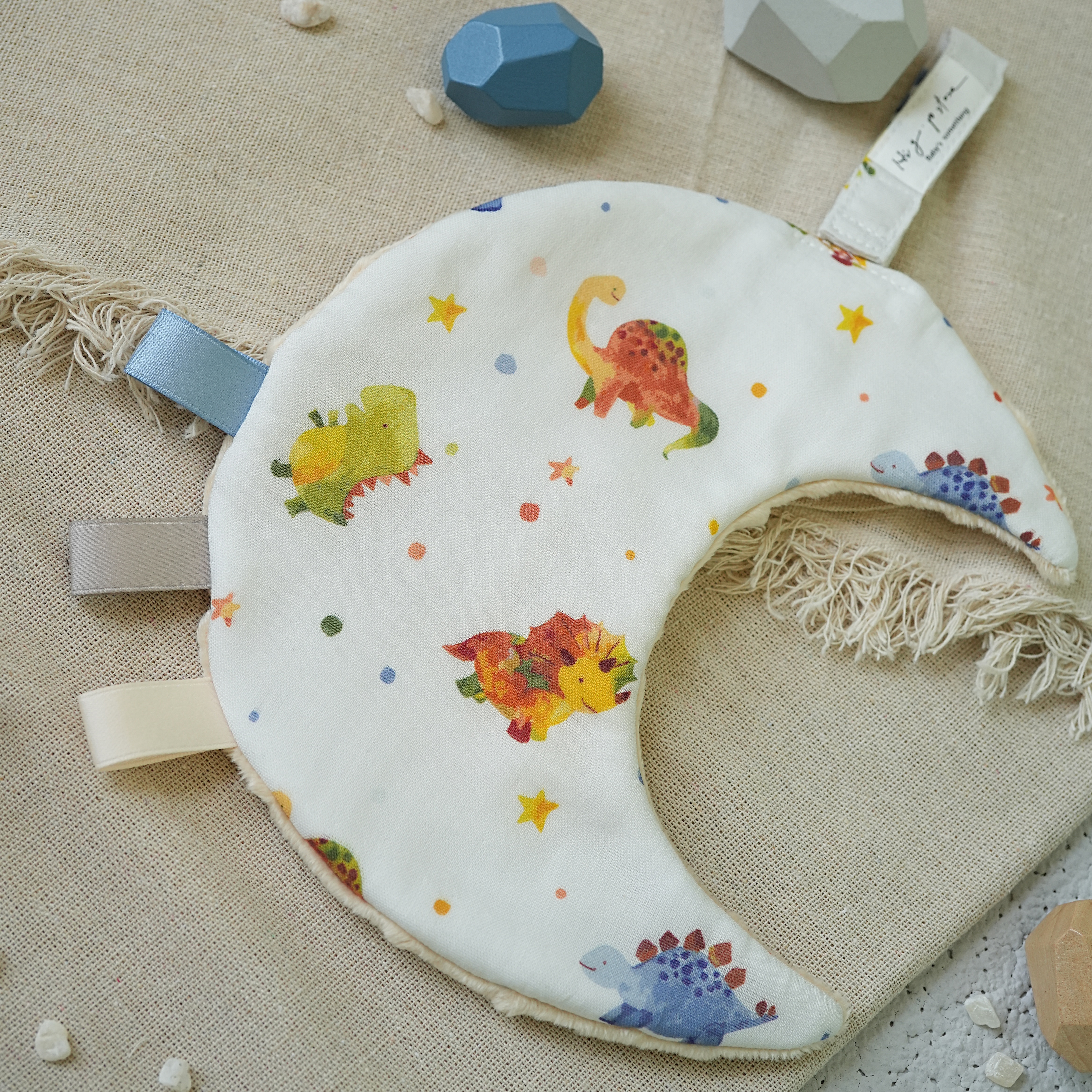 Hi Y.P store-獨家設計款-月光安撫巾-恐龍星球