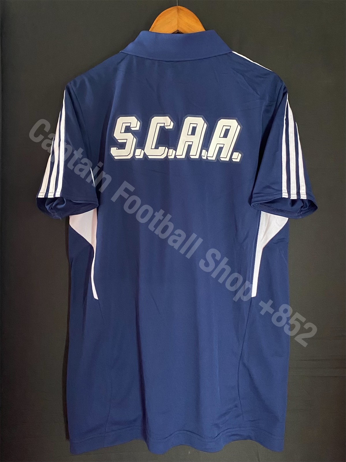 BNWT South China Football Team Adidas Navy Players Polo