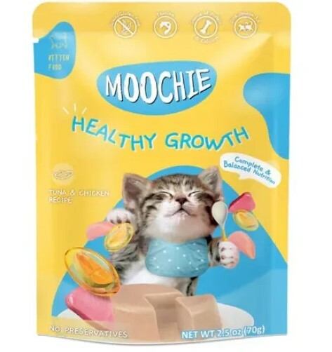 泰國Moochie貓用 吞拿魚(成長配方) 70g* 原盒12包