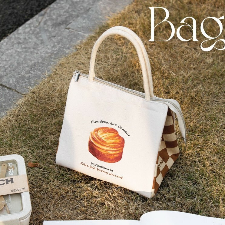 《3813》麵包酪梨加厚防水保溫手提餐袋