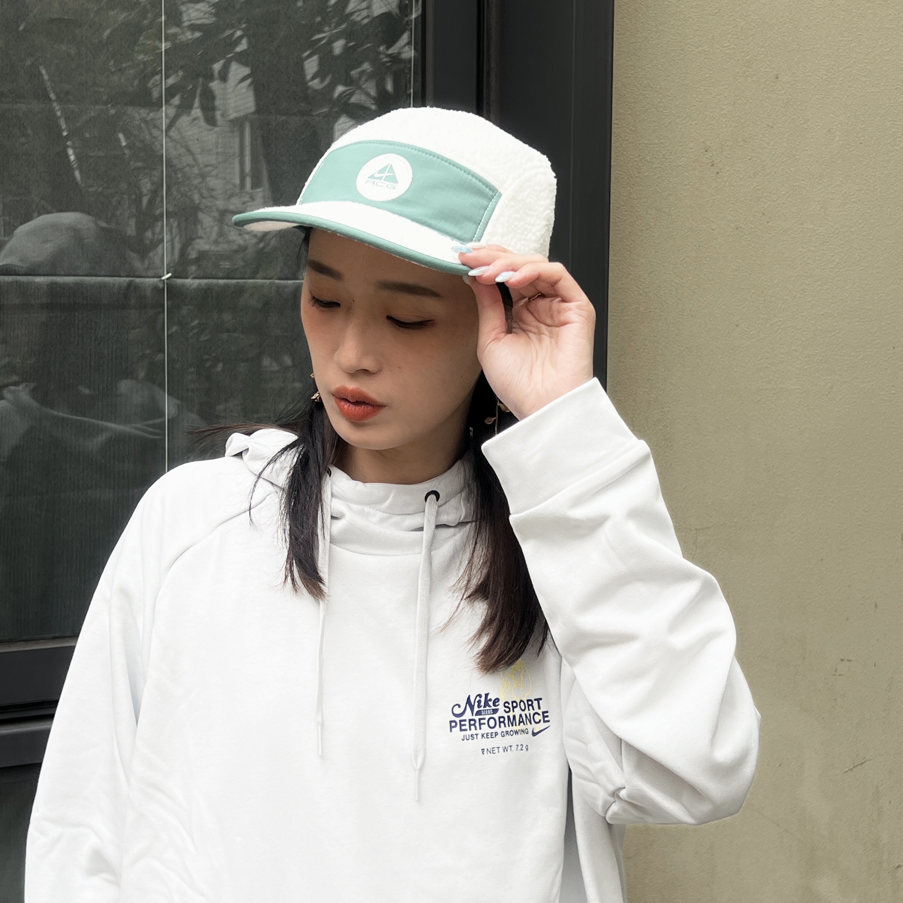 <帽控注意帽帽亂亂賣🤩> Nike Therma-FIT Fly ACG 搖粒絨 軟帽 白/黑 (FN4411133/FN4411010)