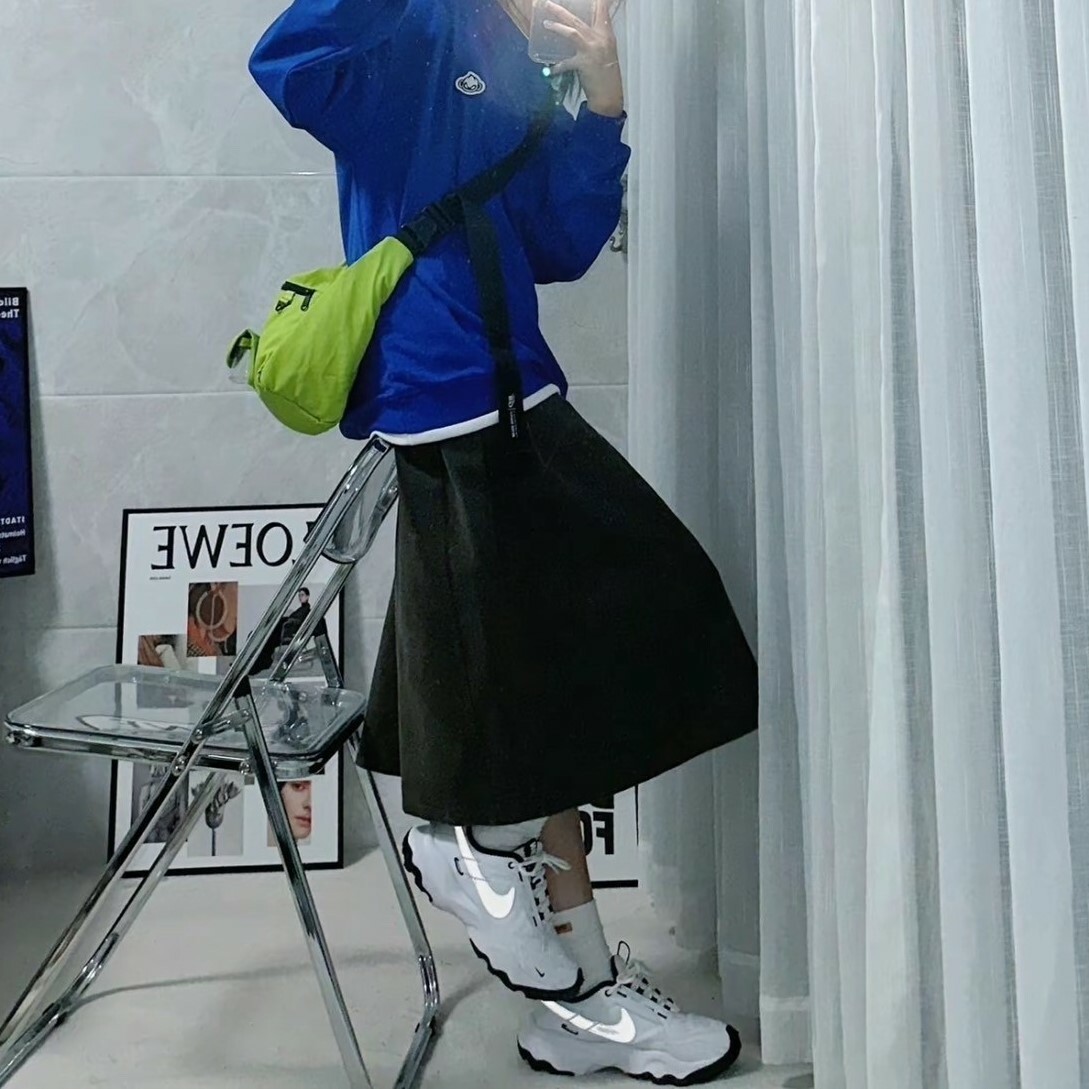 Nike TC7900 熊貓黑白 小香風仙女鞋 白黑增高 DR7851-100