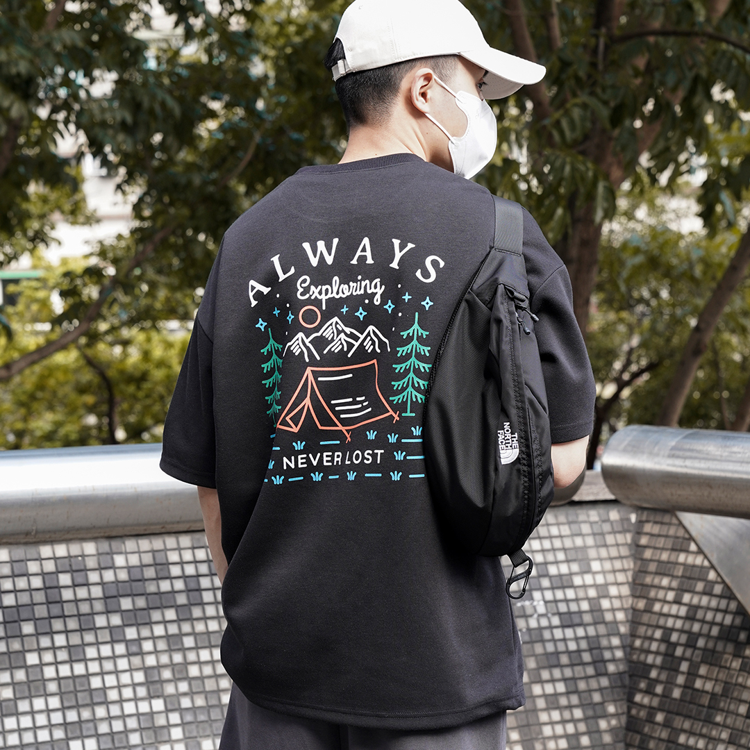 t-shirt - ALWAYS CAMPING