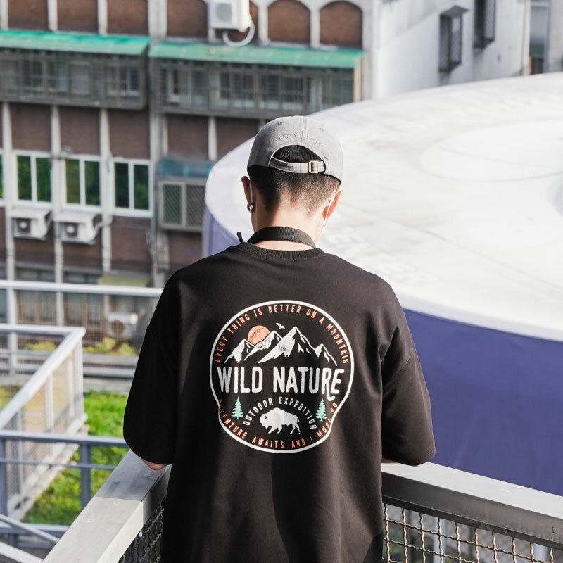 QIAO - EXP猛牛 男人T恤