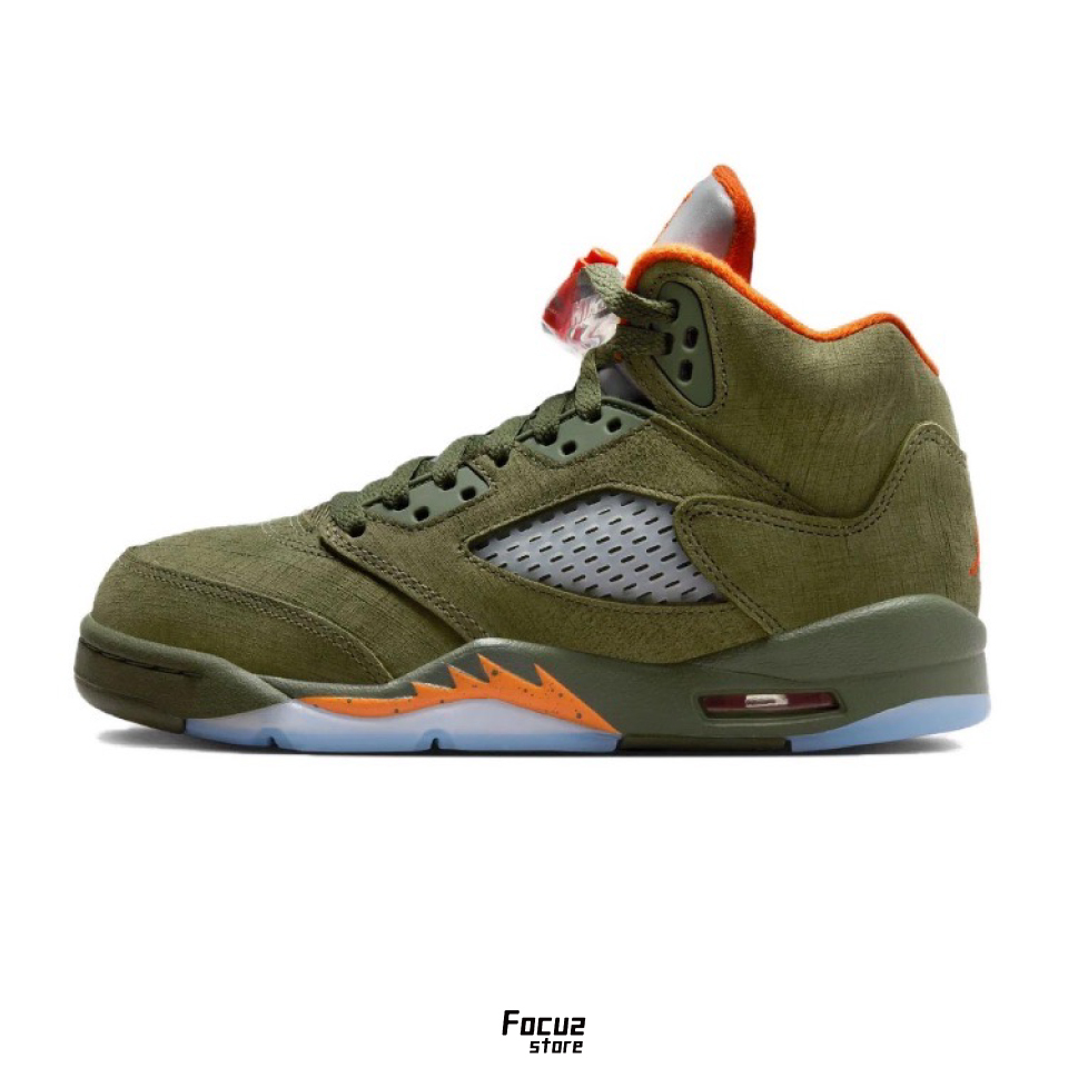【Focus Store】現貨秒發 Nike Air Jordan 5 GS "Olive" 2024ver. 橄欖綠 440888-308