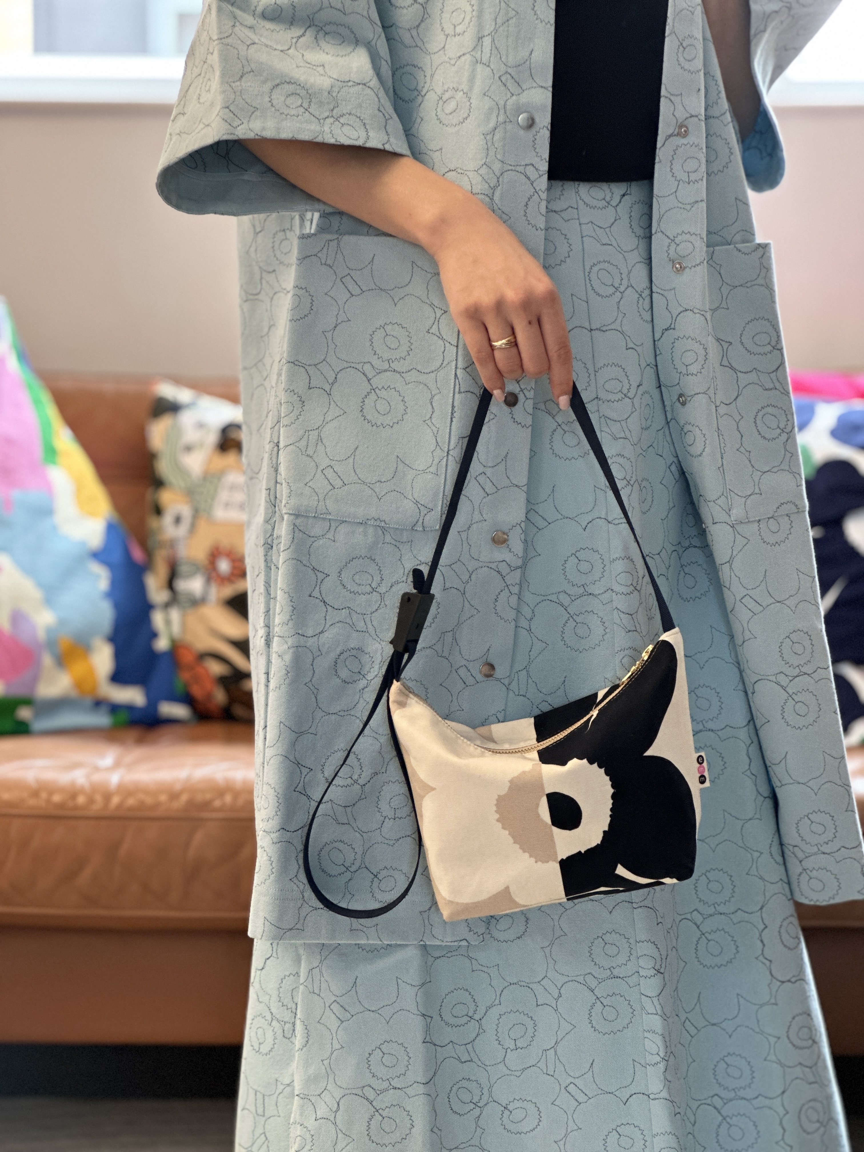 Em’s essential shoulder bag | marimekko rare fabric | 鴛鴦 unikko