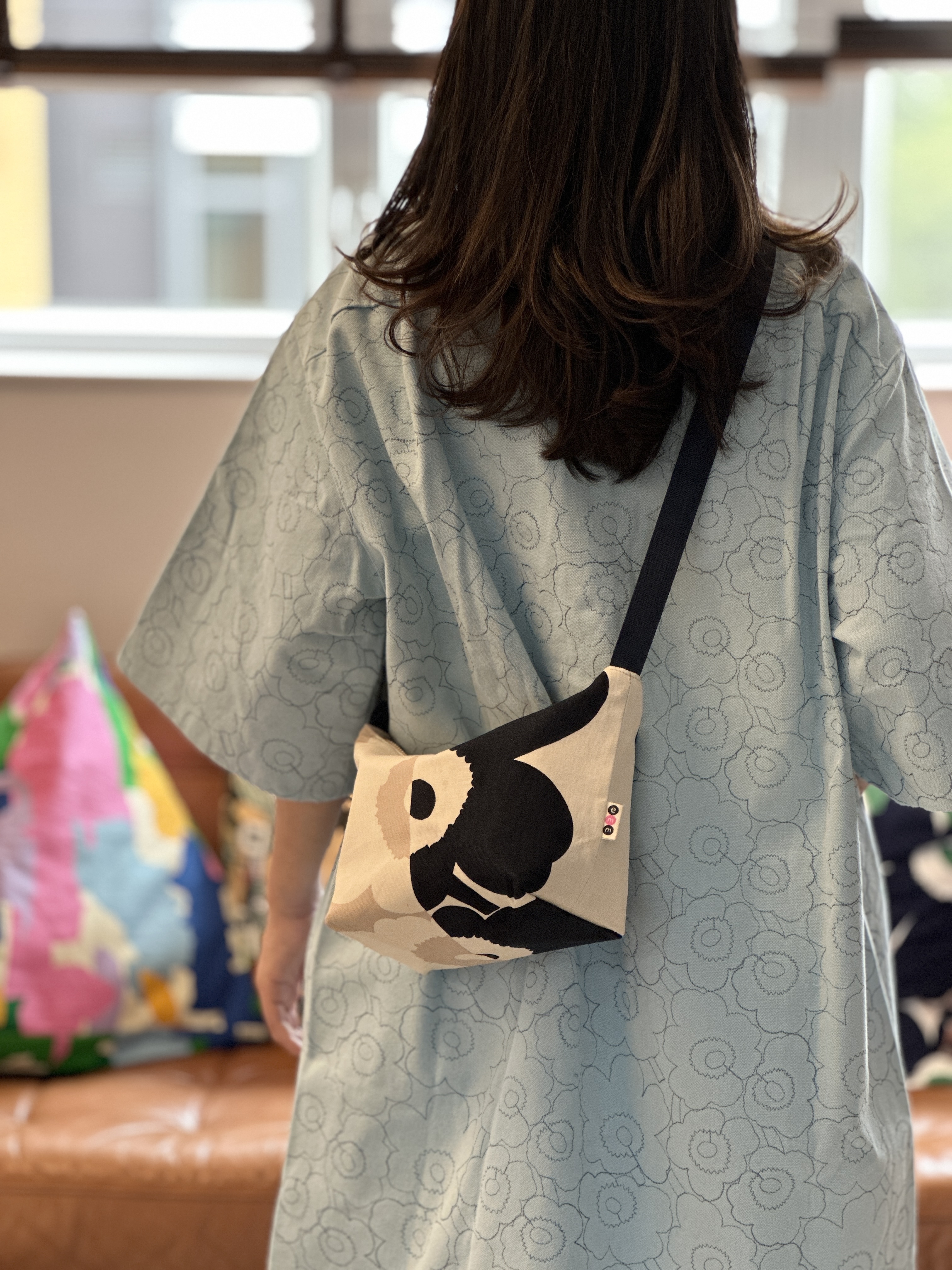Em’s essential shoulder bag | marimekko rare fabric | 鴛鴦 unikko
