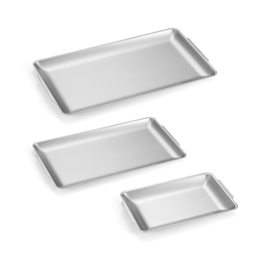 #元氣熊 長方形304不銹鋼加厚餐盤 (大/中/小)