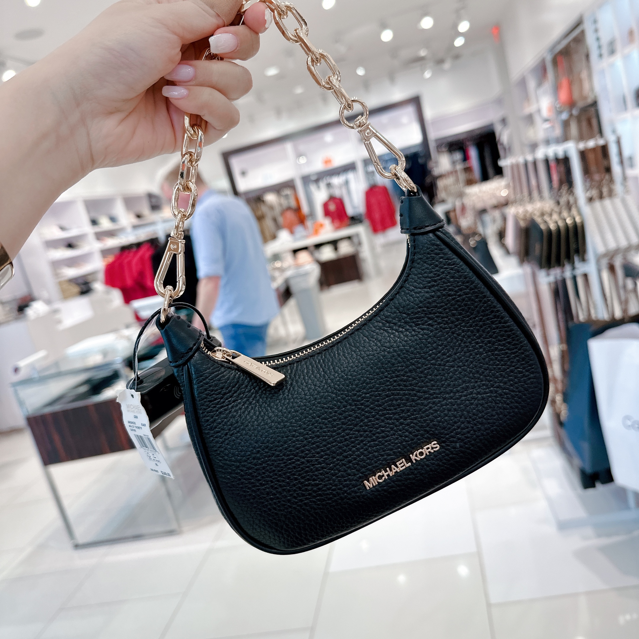 ［美國現貨］Michael Kors Cora Mini Pouch (with strap)