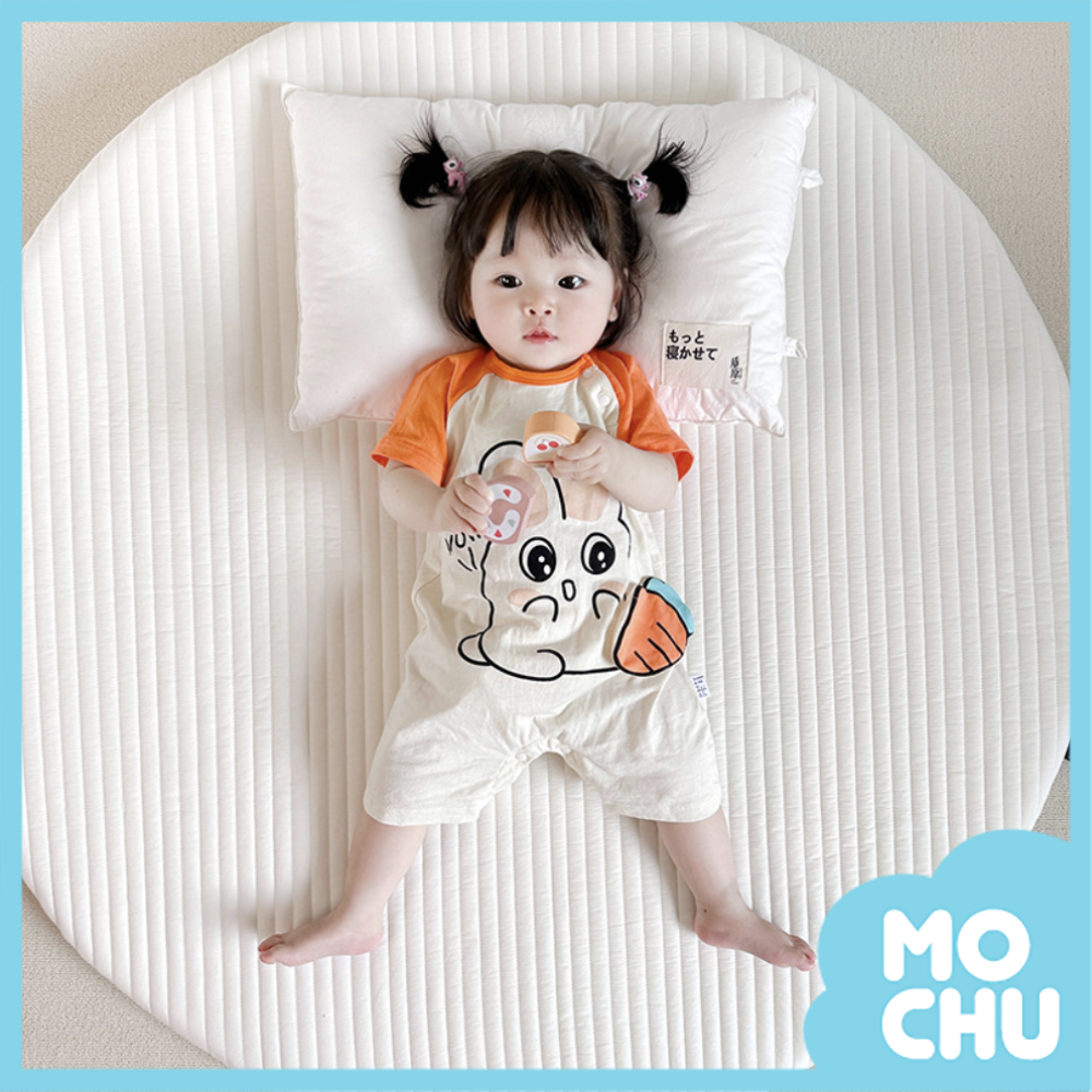 大蘿蔔短袖連身衣