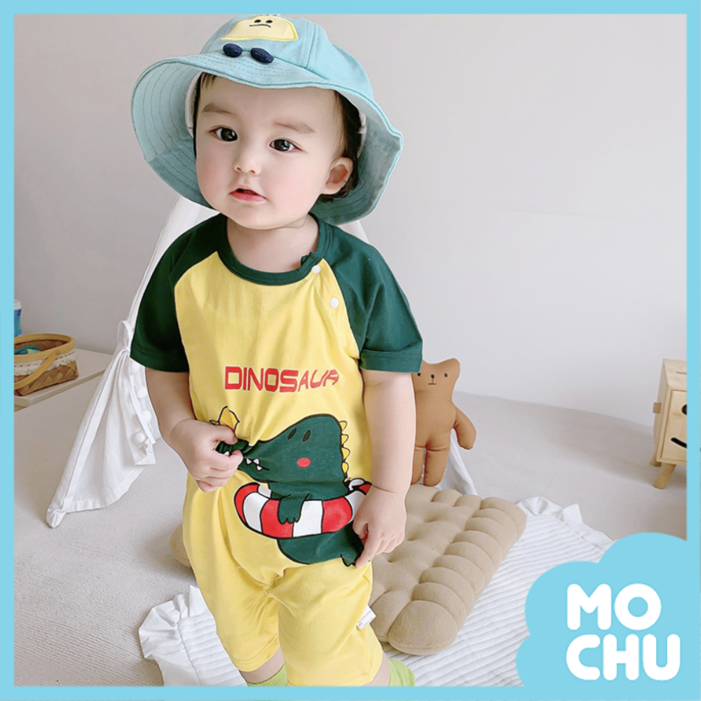 小鱷魚短袖連身衣