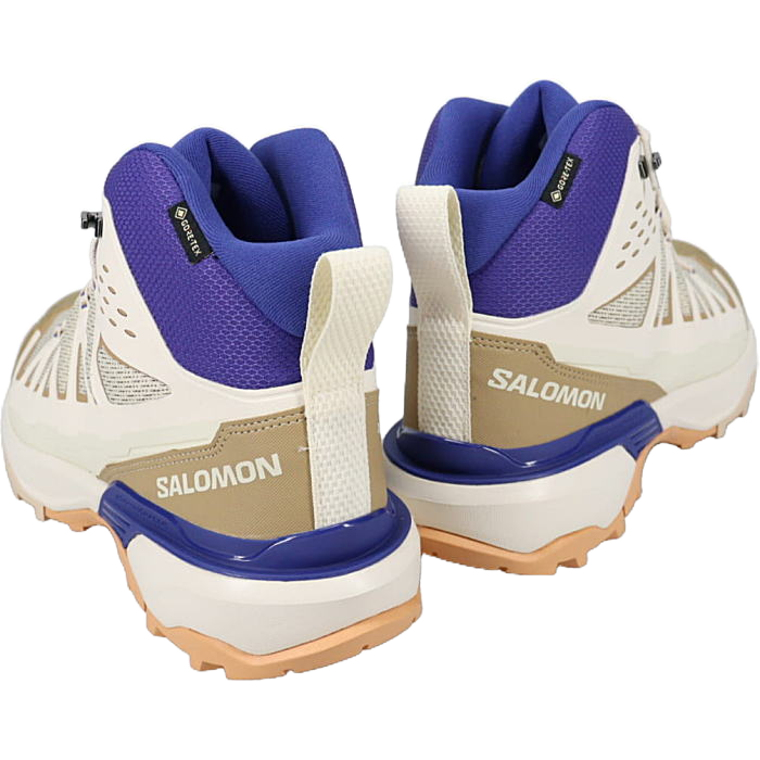 Salomon 法國 X ULTRA 360 EDGE GTX 中筒登山鞋 男款 白/棕/藍 防水/高抓地 33SL473781