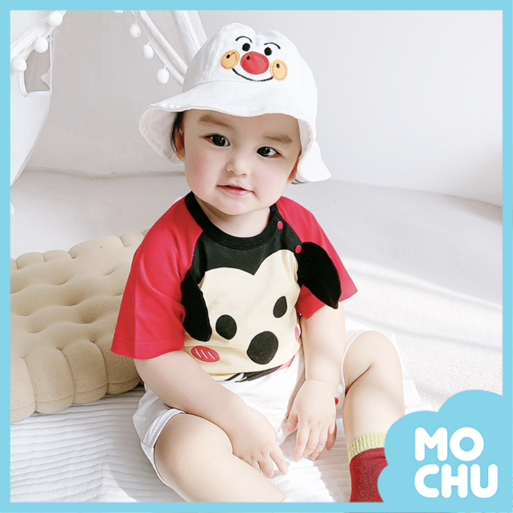 大頭鼠短袖連身衣