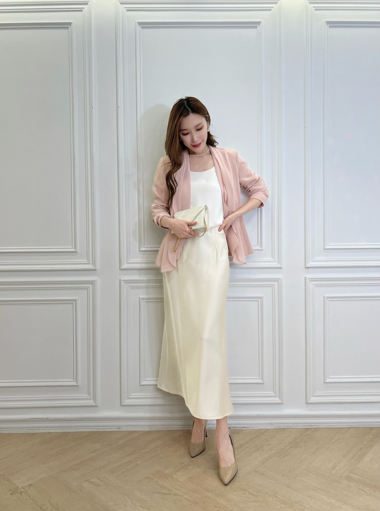 波光粼粼緞光裙