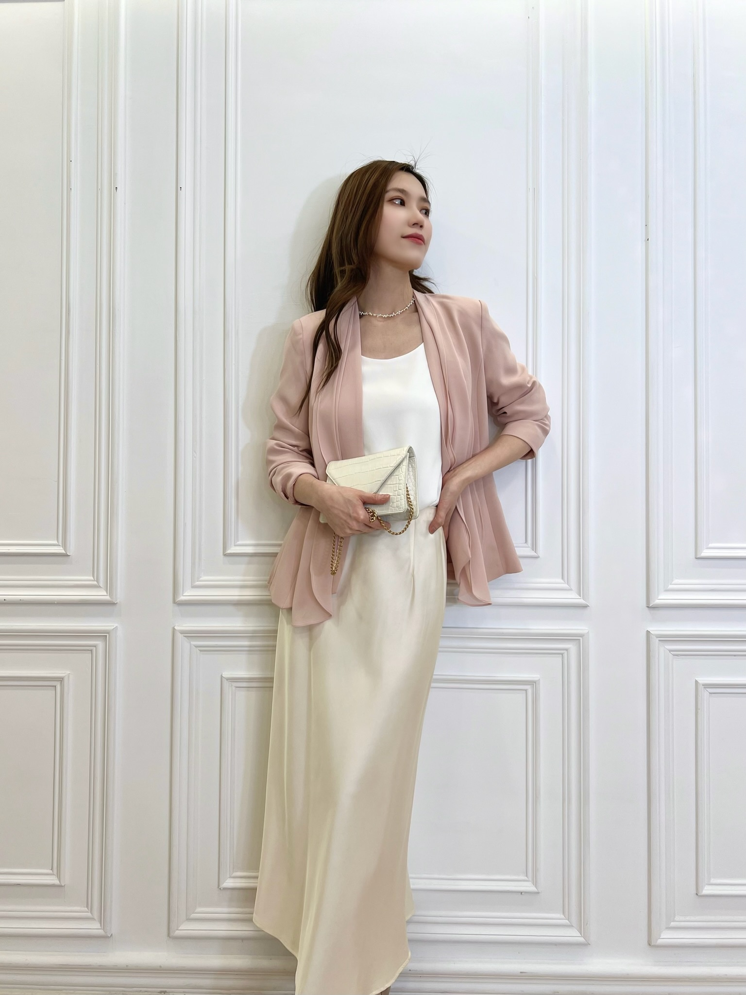 波光粼粼緞光裙