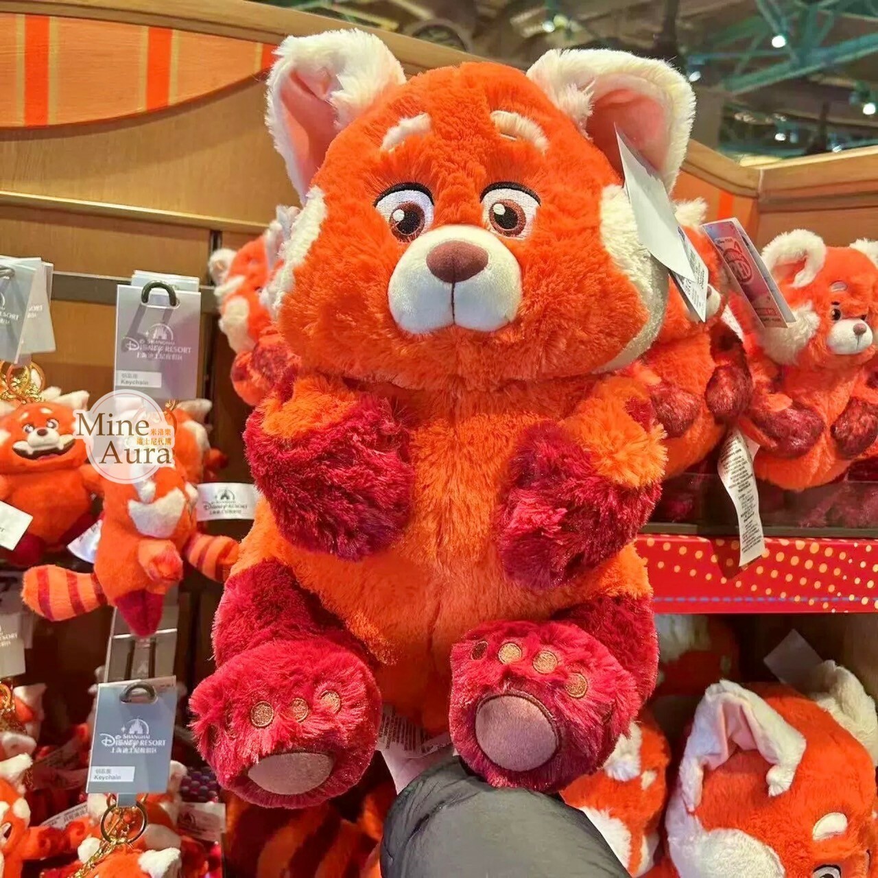 紅熊貓 美美 Meilin 中號絨毛 娃娃玩偶 青春養成記 Turning Red -上海迪士尼樂園